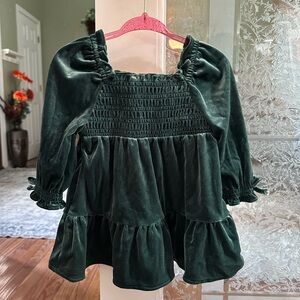 Old Navy Emerald Velvet Dress
